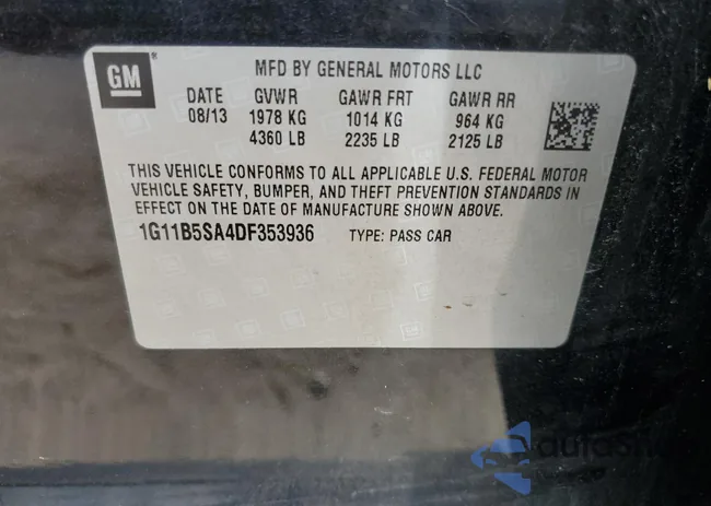 1G11B5SA4DF353936: 66429633