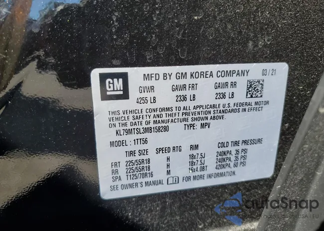 KL79MTSL3MB158280: 69847953