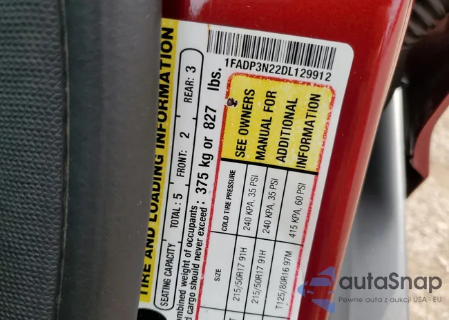 1FADP3N22DL129912: 70705803
