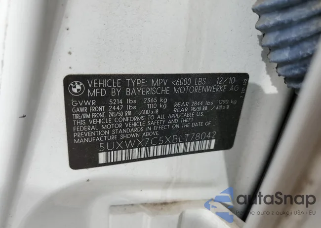 5UXWX7C5XBLT78042: 73547403