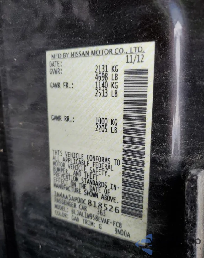 1N4AA5AP0DC818526: 71042333