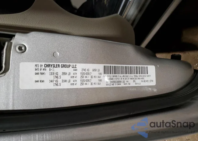 2A4RR8DG8BR801166: 73590893