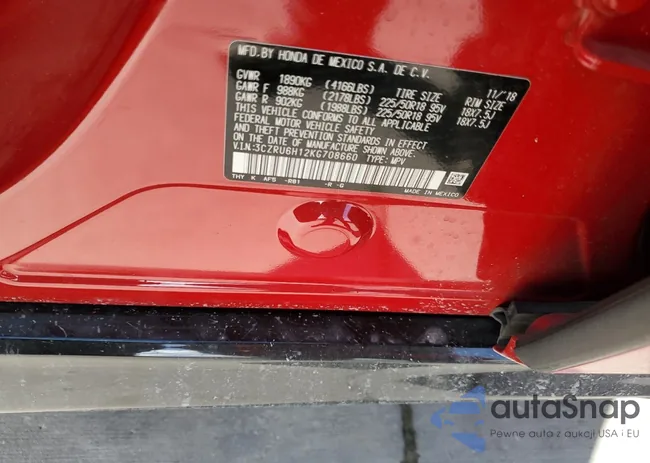 3CZRU6H12KG708660: 70742533