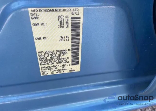 1N4AZ0CP2DC414023: 71244303