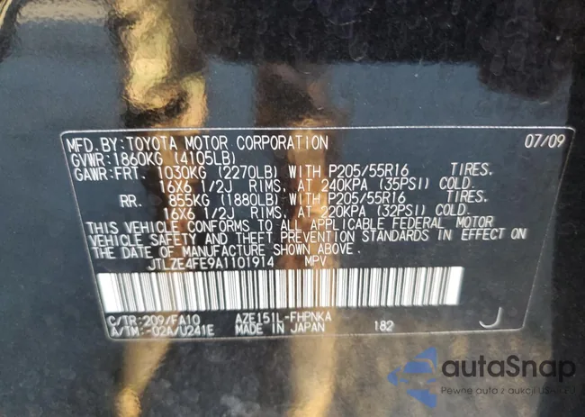 JTLZE4FE9A1101914: 70369503