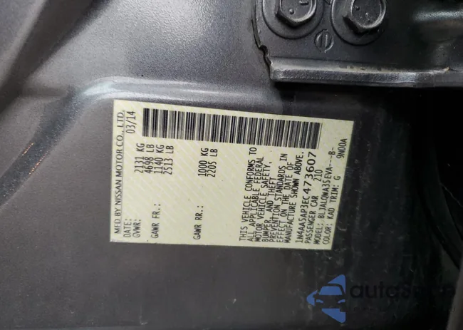 1N4AA5AP3EC473607: 72329763