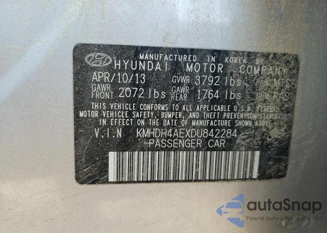 KMHDH4AEXDU842284: 72969103