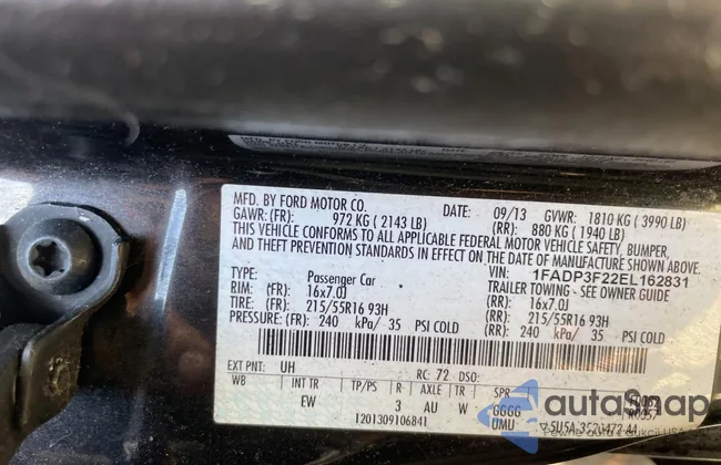 1FADP3F22EL162831: 72277323