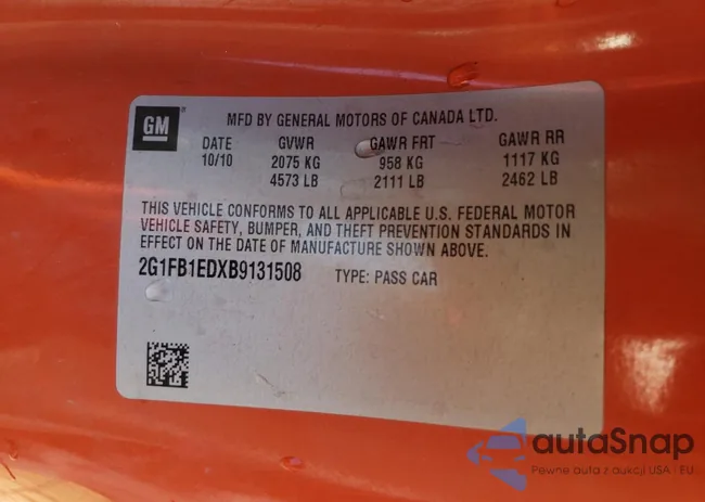 2G1FB1EDXB9131508: 73428963