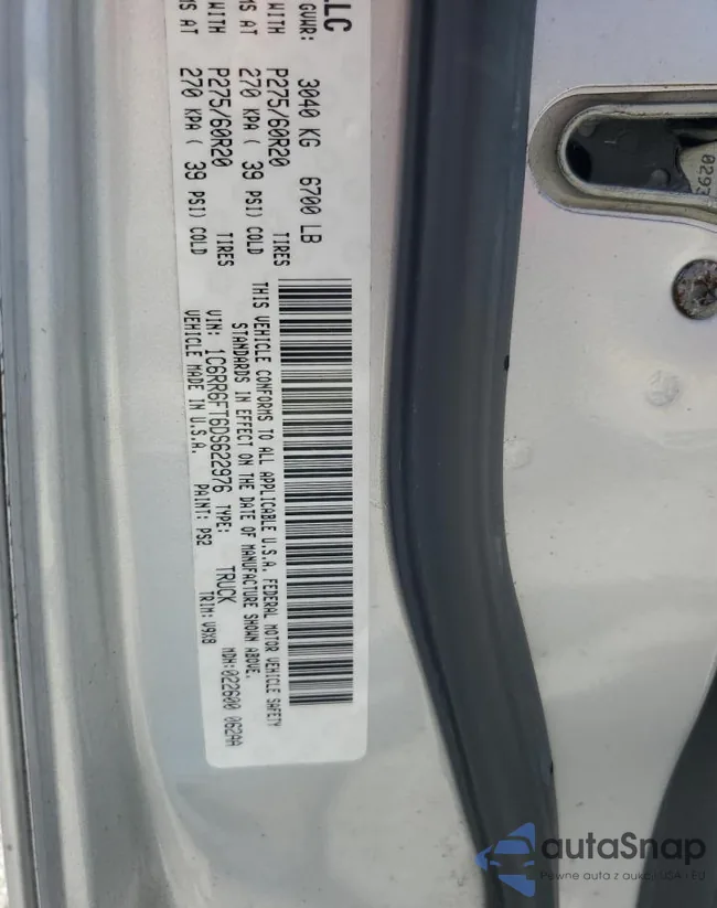 1C6RR6FT6DS622976: 71080143