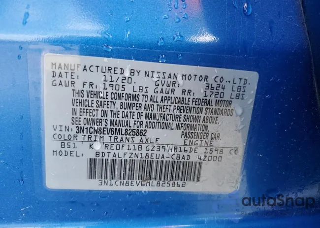 3N1CN8EV6ML825862: 71678583