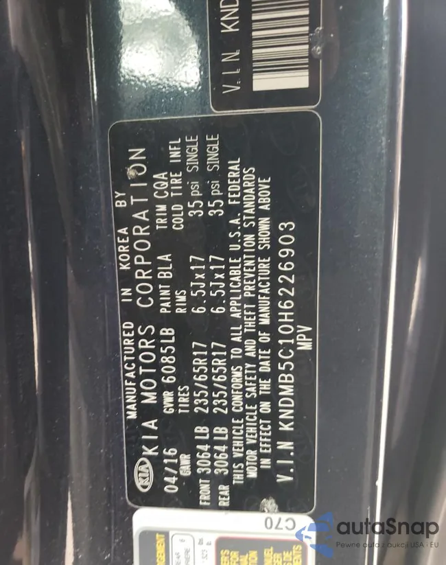 KNDMB5C10H6226903: 70776133