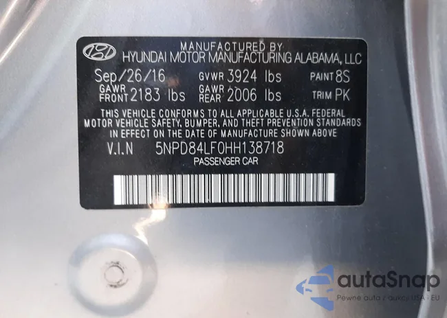 5NPD84LF0HH138718: 71156663