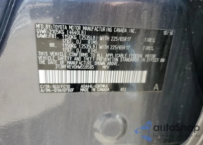 2T3RFREV0HW559585: 70492743