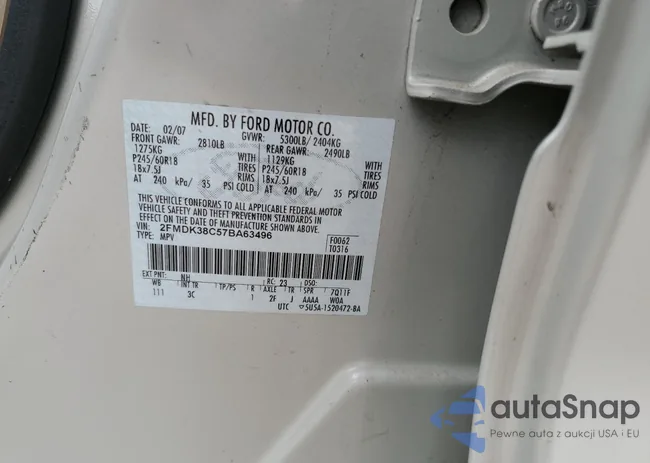 2FMDK38C57BA63496: 72838193