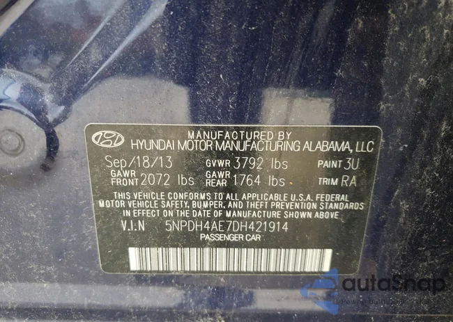 5NPDH4AE7DH421914: 72321803