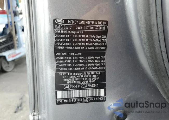 SALSF2D42CA754041: 70163603