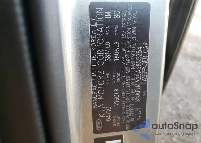 KNAFU4A29A5855254: 74764103