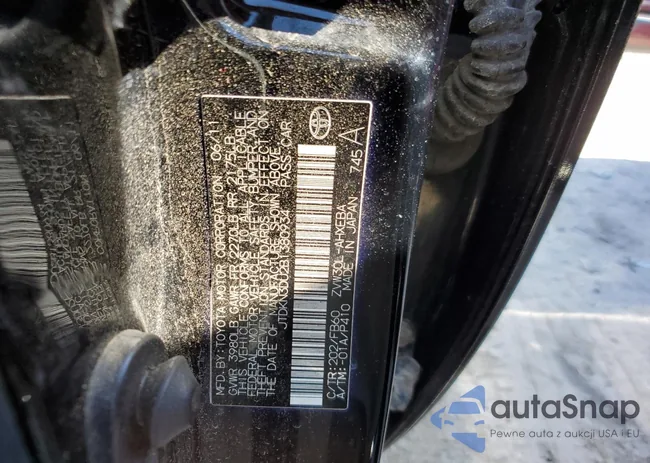 JTDKN3DU2B1380934: 70114183