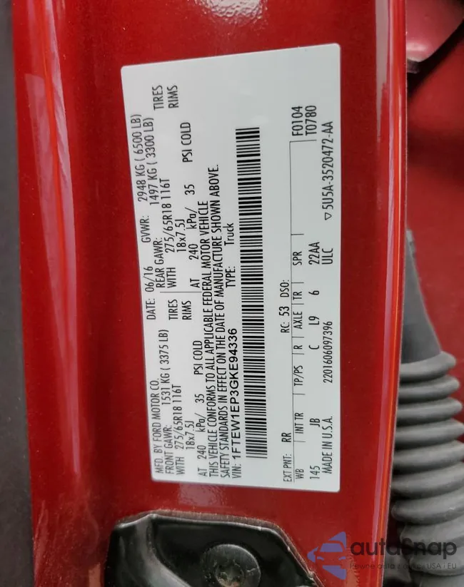 1FTEW1EP3GKE94336: 71772283