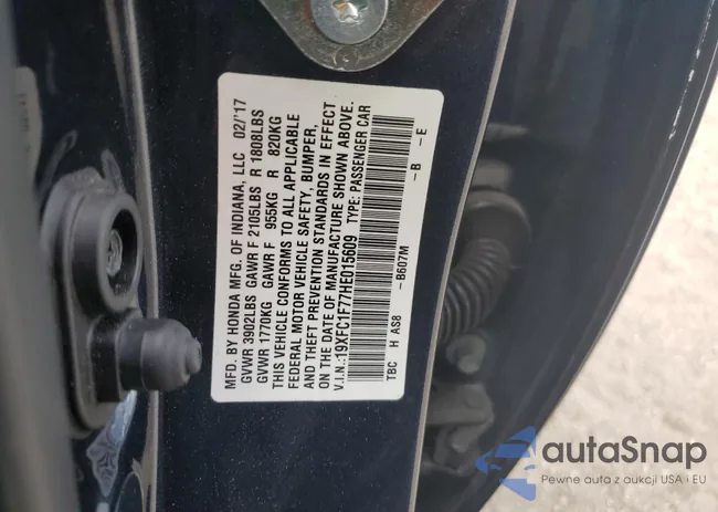 19XFC1F77HE015609: 71384933