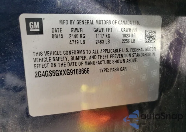 2G4GS5GXXG9109666: 70874693