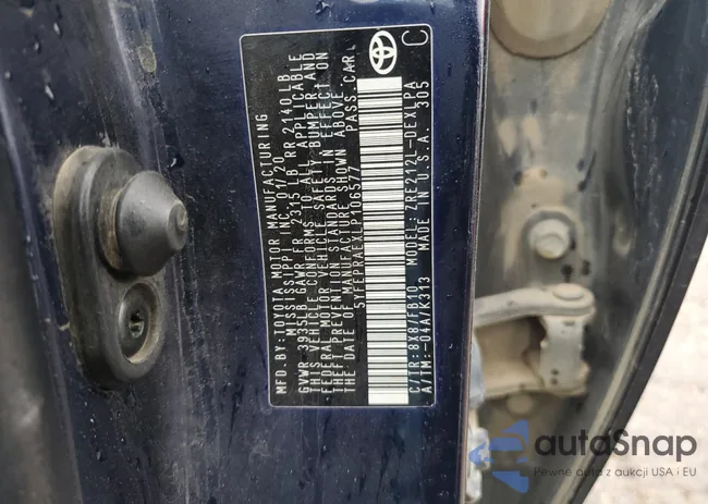 5YFEPRAEXLP106577: 73813073