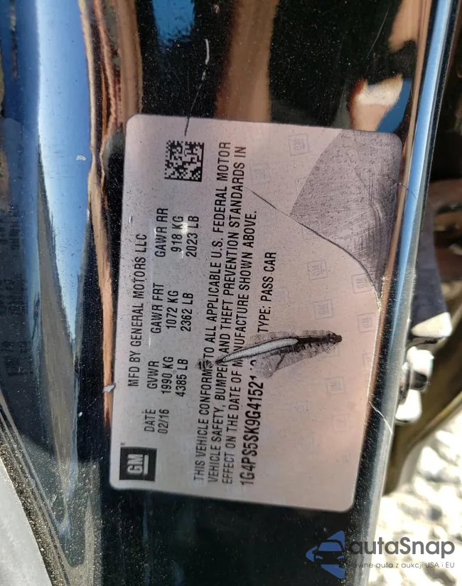 1G4PS5SK9G4152118: 72651053