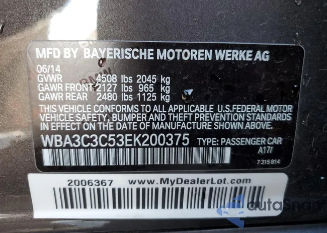 WBA3C3C53EK200375: 71890003