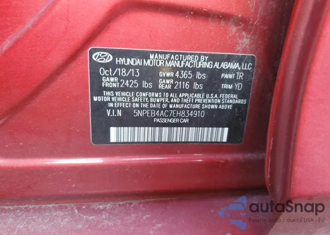 5NPEB4AC7EH834910: 72014353