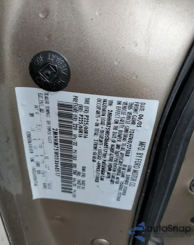 2MHHM75W05X668517: 69642953