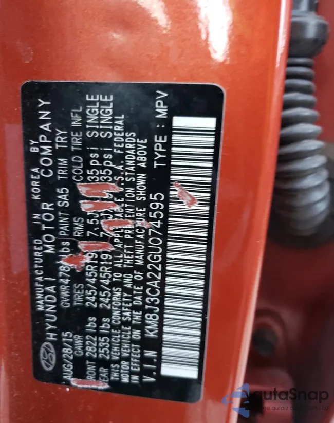 KM8J3CA22GU074595: 73400553