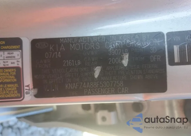 KNAFZ4A88F5307758: 71409933