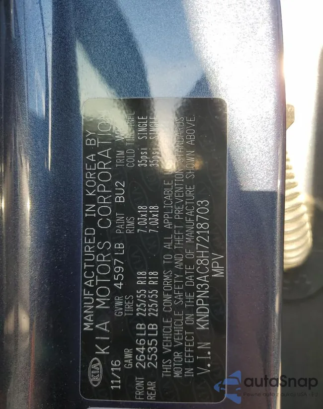 KNDPN3AC8H7218703: 71490823