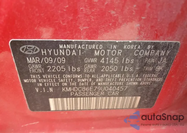 KMHDC86E79U040457: 76507953