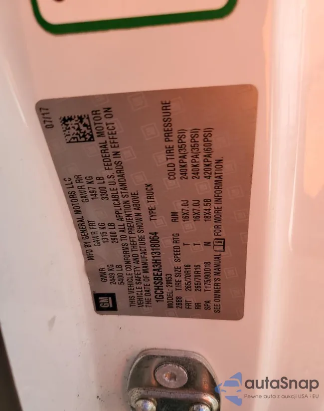 1GCHSBEA3H1318064: 76749593