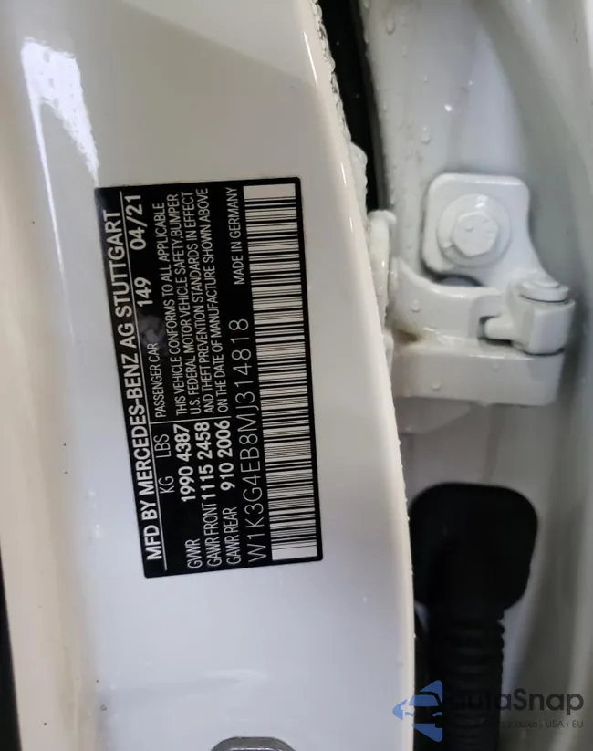 W1K3G4EB8MJ314818: 77259573