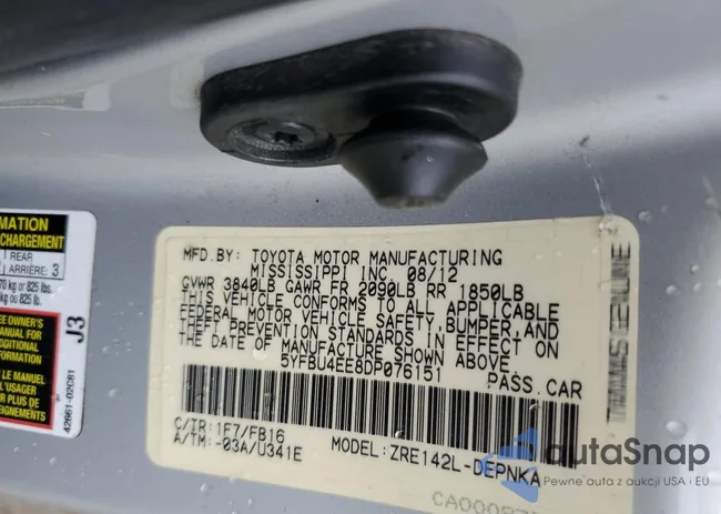 5YFBU4EE8DP076151: 76476883