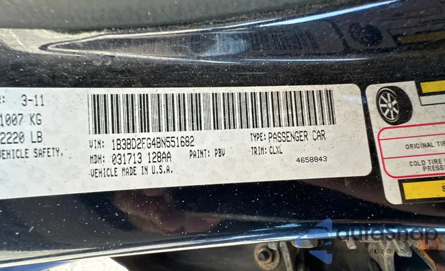 1B3BD2FG4BN551682: 78689963