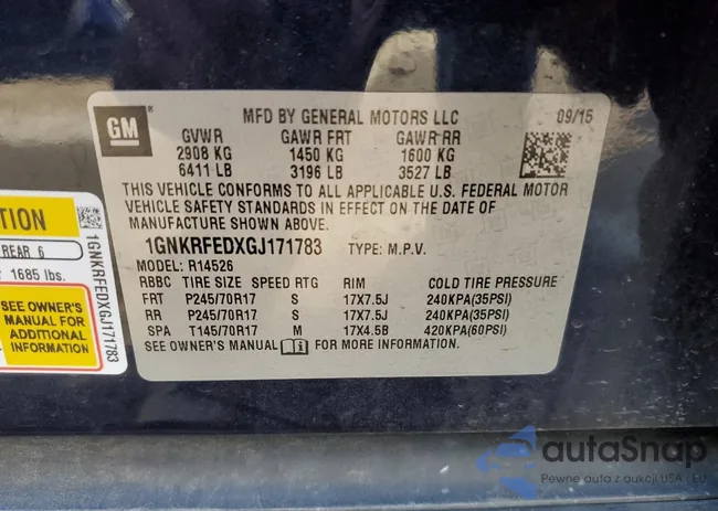 1GNKRFEDXGJ171783: 75459813