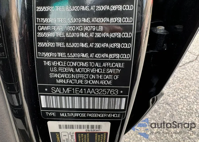 SALMF1E41AA325763: 74922453