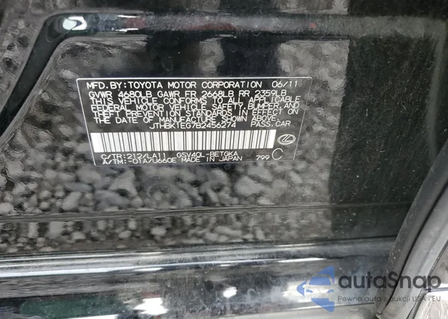 JTHBK1EG7B2456274: 76148803