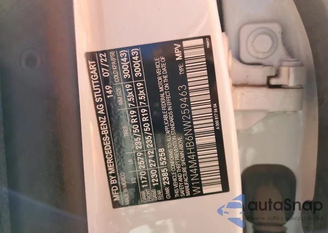 W1N4M4HB6NW259463: 75502853