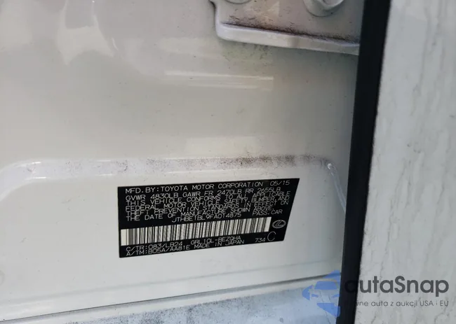 JTHBE1BL9FA014875: 74924143