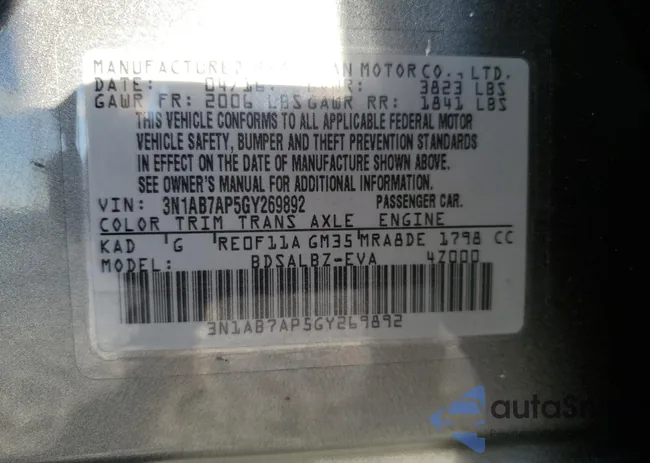 3N1AB7AP5GY269892: 75853613