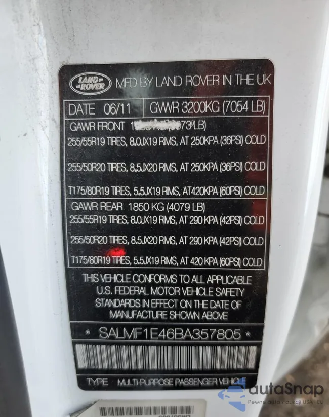 SALMF1E46BA357805: 76610143