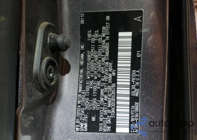 5TDKK3DC8DS385786: 77245853