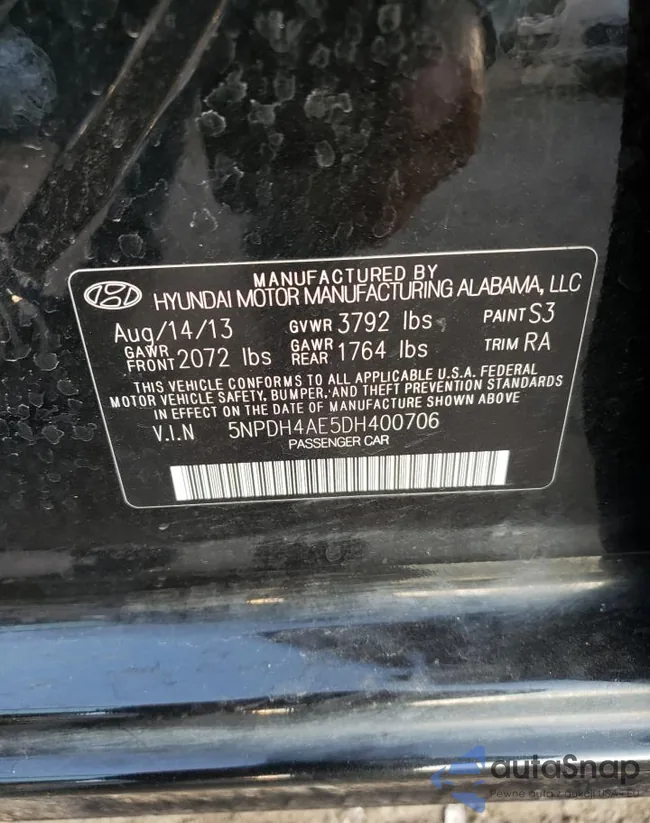 5NPDH4AE5DH400706: 75296963