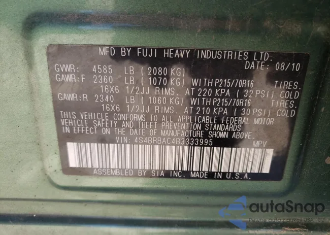 4S4BRBAC4B3333995: 77181583