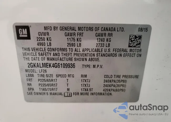 2GKALMEK4G6109936: 74164533